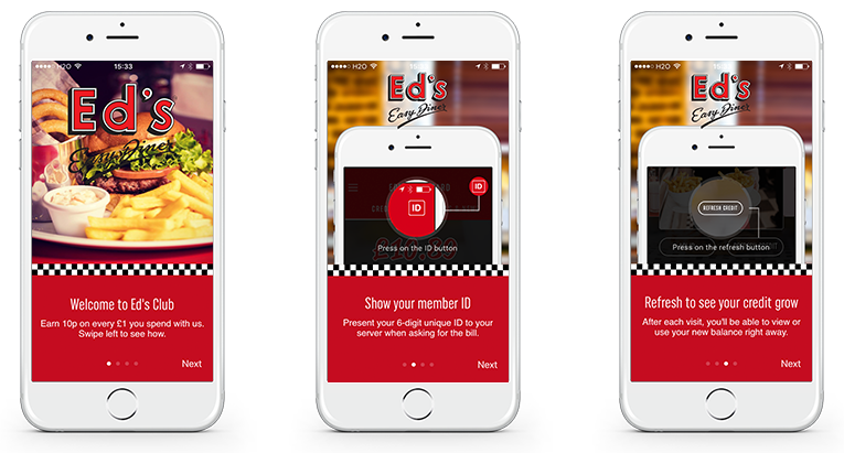 Ed's Easy Diner Stampfeet Limited Mobile Loyalty App